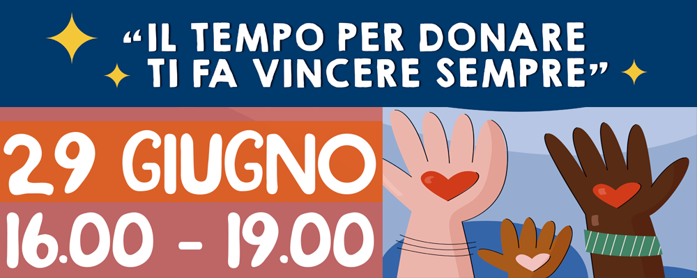 Il Tempo per Donare Ti fa Vincere Sempre