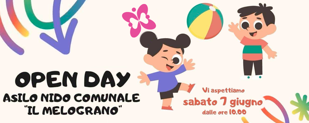 Asilo Nido Comunale Il Melograno, è Open Day!
