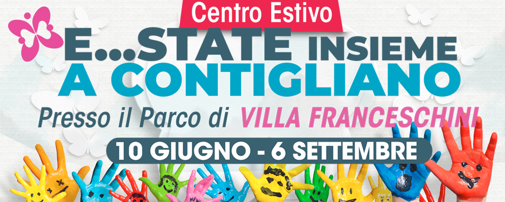Apertura delle iscrizioni del Centro Estivo a Contigliano!